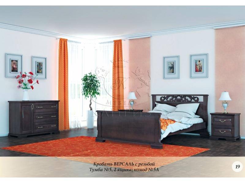 кровать версаль с резьбой в Нижневартовске