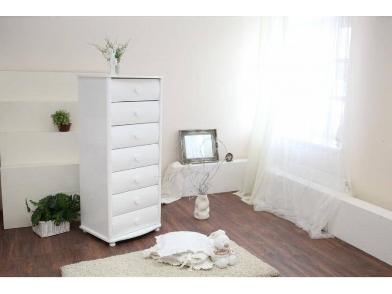 высокий белый комод с545 в Нижневартовске