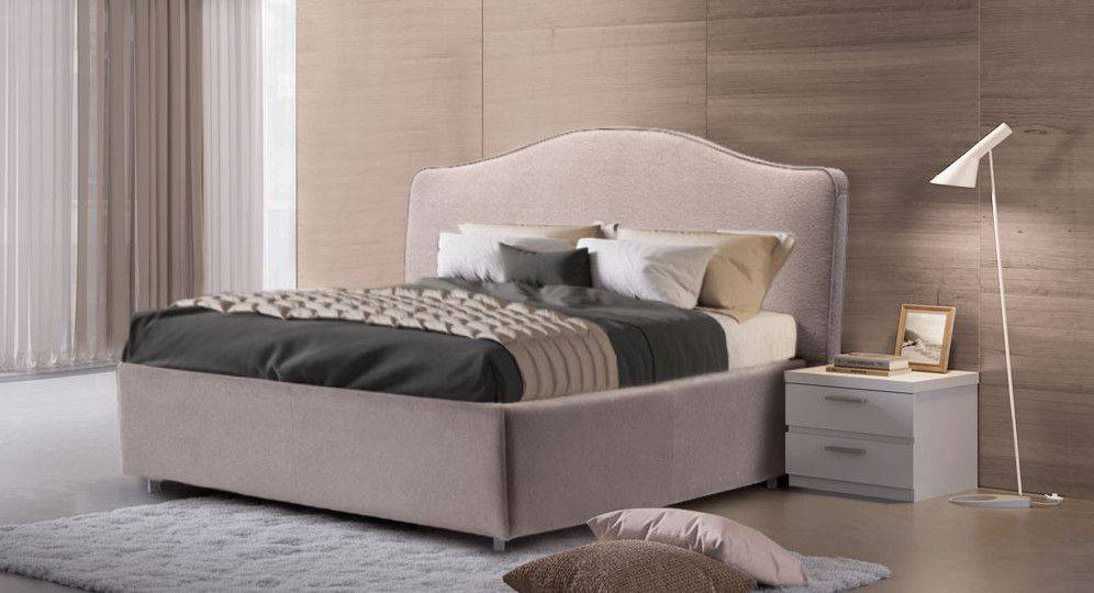 элегантная кровать софия с изогнутым изголовьем в Нижневартовске