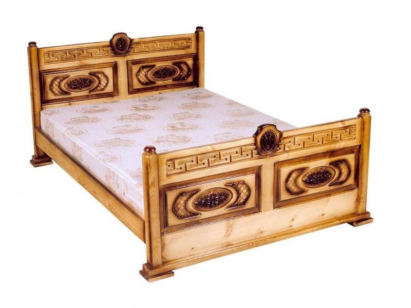 кровать из сосны греческая резная в Нижневартовске