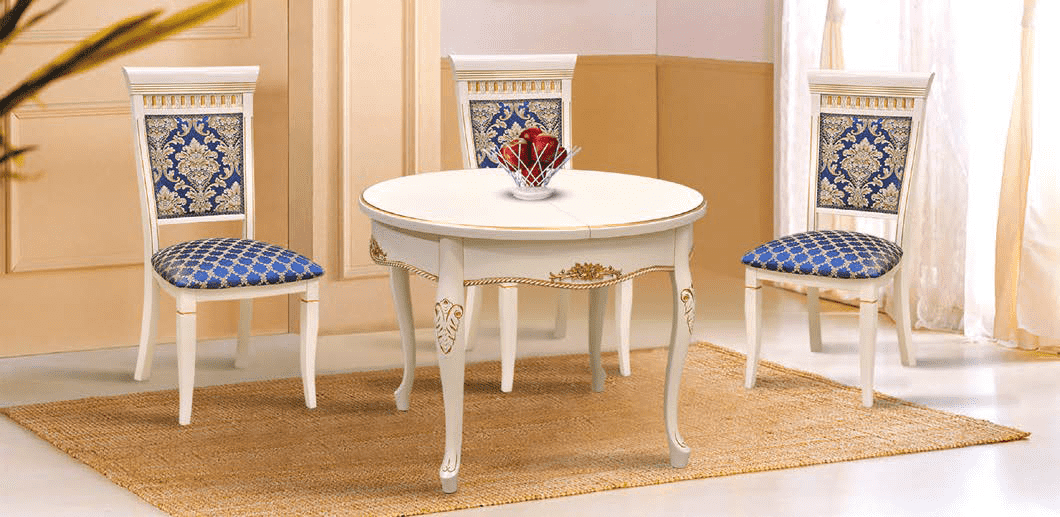 стол скр круглый с узором в Нижневартовске