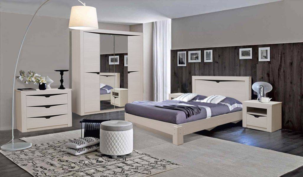 спальный гарнитур стефани цвет ясень анкор, слива в Нижневартовске