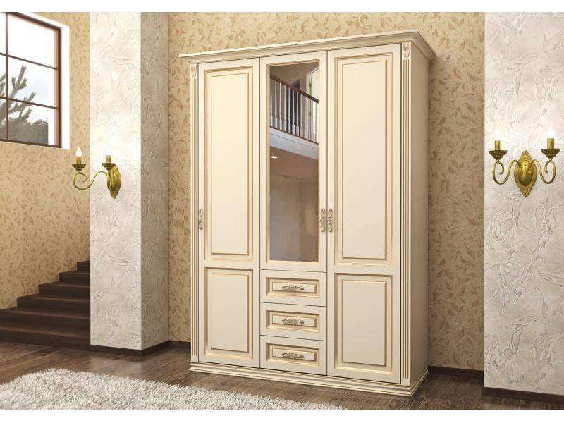 классический распашной шкаф виттория с 3 створками в Нижневартовске