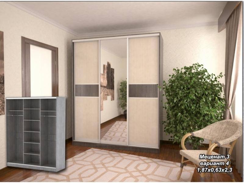 большой шкаф-купе меценат 3 в Нижневартовске