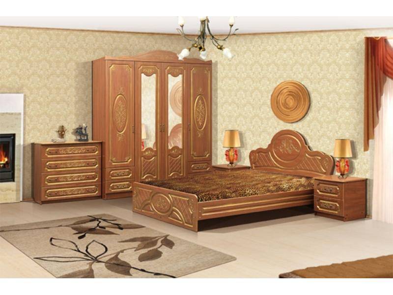 спальня модульная виктория-1 комплектация 2 с патиной в Нижневартовске