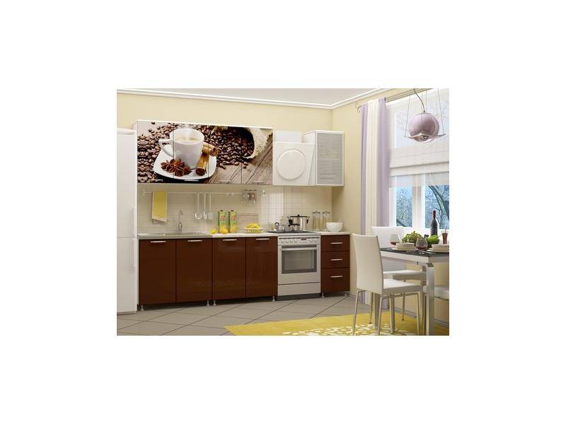 кухня лдсп с фотопечатью кофе в Нижневартовске