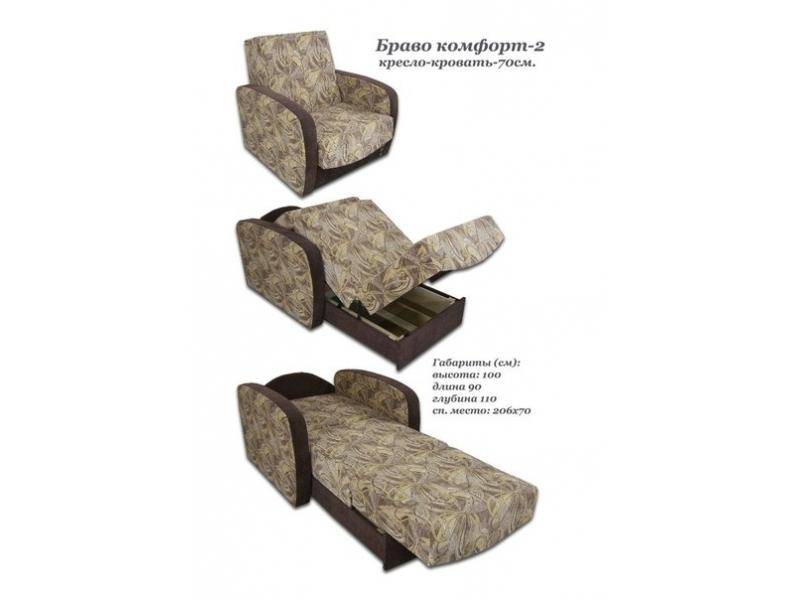 кресло-кровать браво комфорт 2 в Нижневартовске