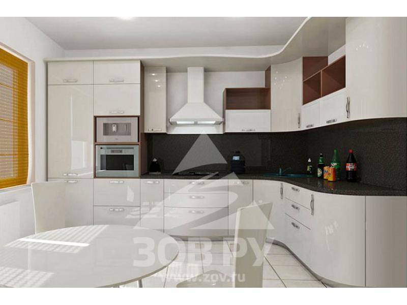 кухонный гарнитур мдф крашенный белый в Нижневартовске