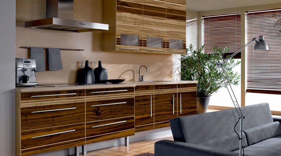 современная прямая кухня в Нижневартовске