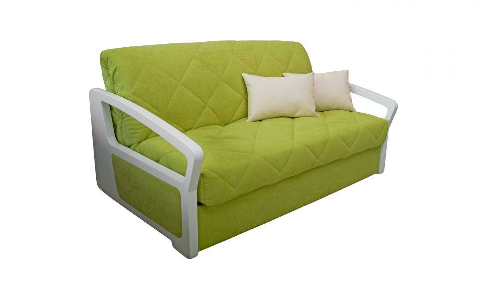 диван дк омега-нео с белыми мдф подлокотниками в Нижневартовске