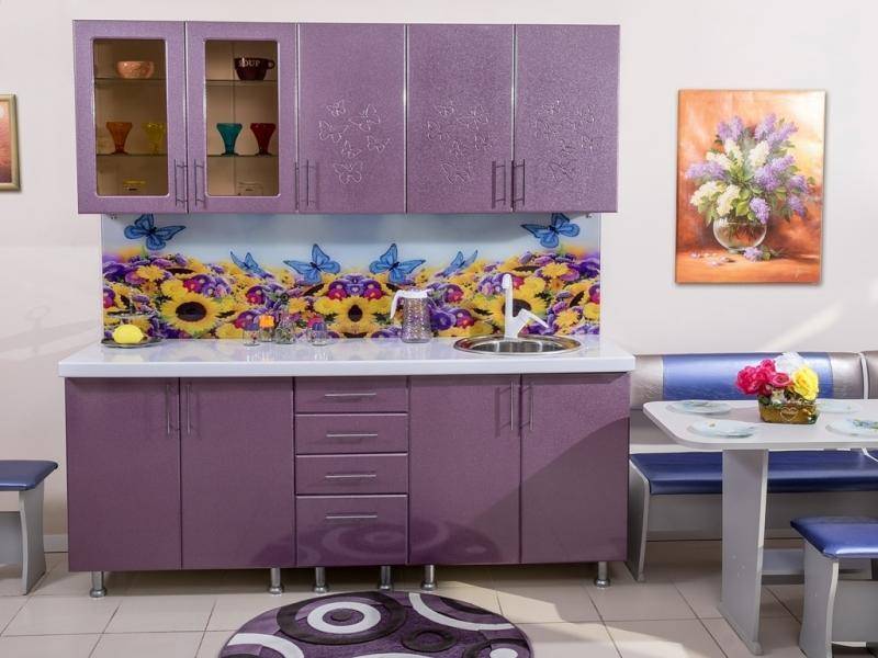 кухня прямая вета-17 бабочки геоцинт в Нижневартовске