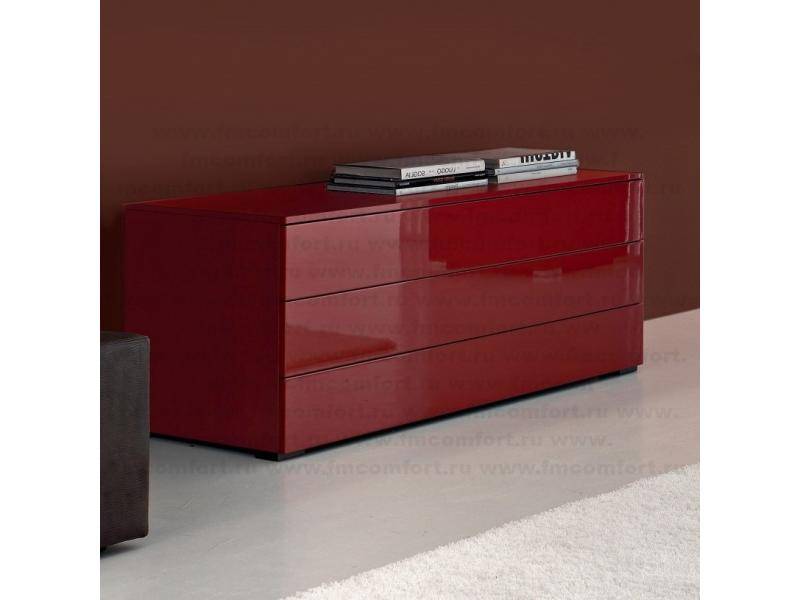 комод красный элит в Нижневартовске