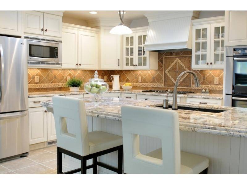 кухонный гарнитур белого цвета агат 10 в Нижневартовске