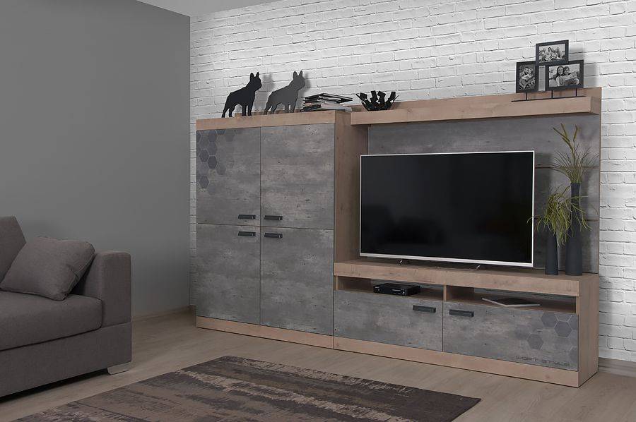 небольшая стенка гота в стиле лофт в Нижневартовске