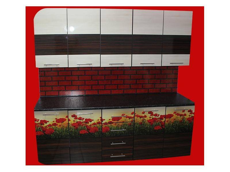 кухня прямая пластик в Нижневартовске