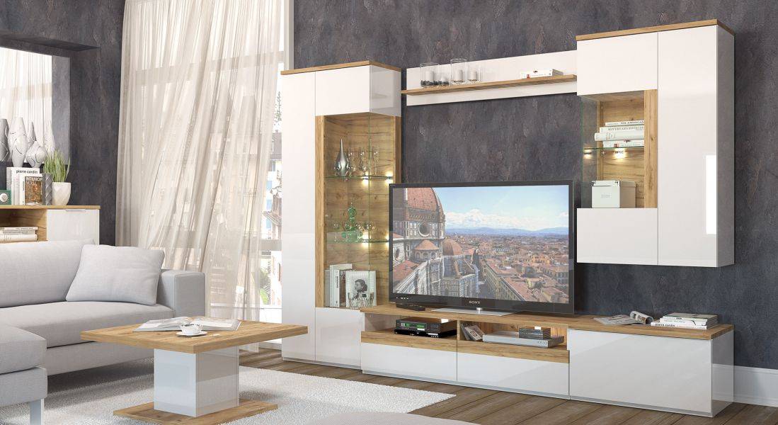 гостиная тоскано дуб/белый в Нижневартовске