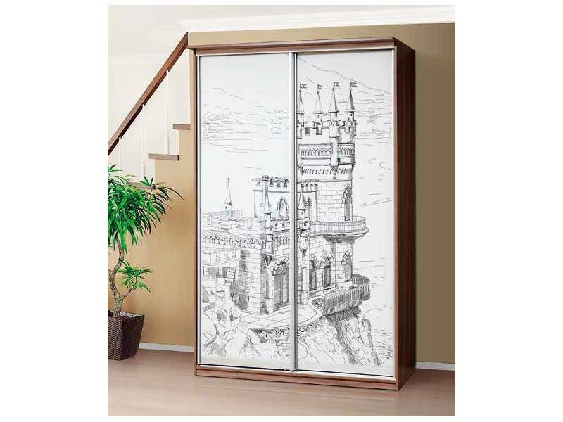 шкаф с фотопечатью ласточкино гнездо в Нижневартовске