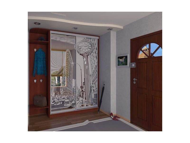 шкаф-купе с фотопечатью в прихожую в Нижневартовске