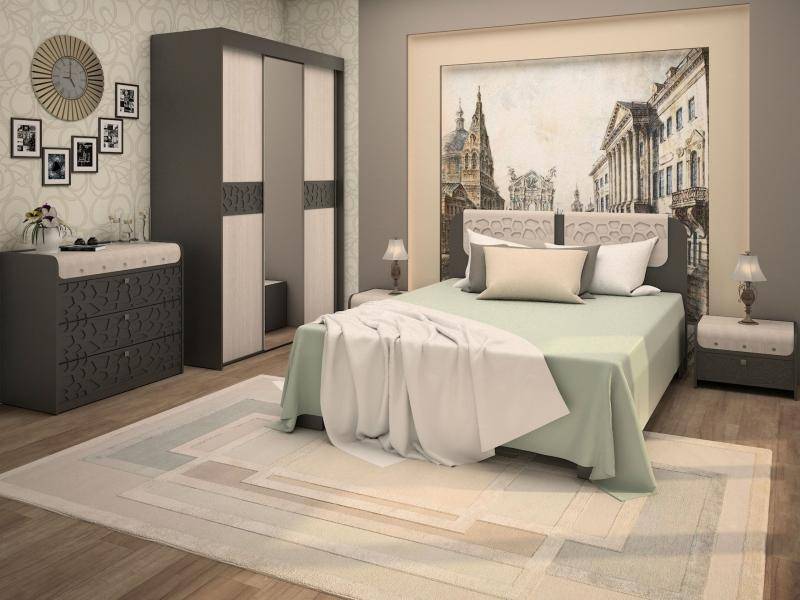 спальный гарнитур каштан в Нижневартовске