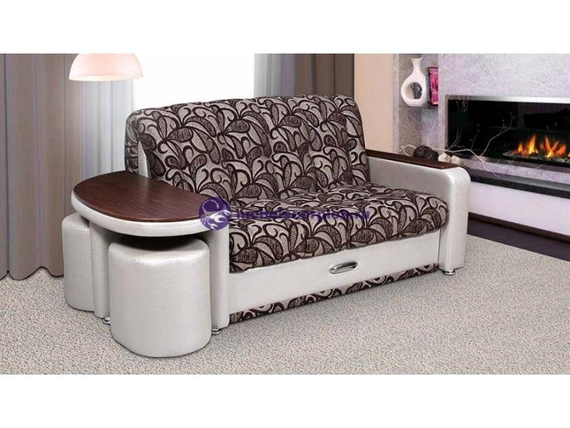 диван прямой со столиком эдем 4 в Нижневартовске