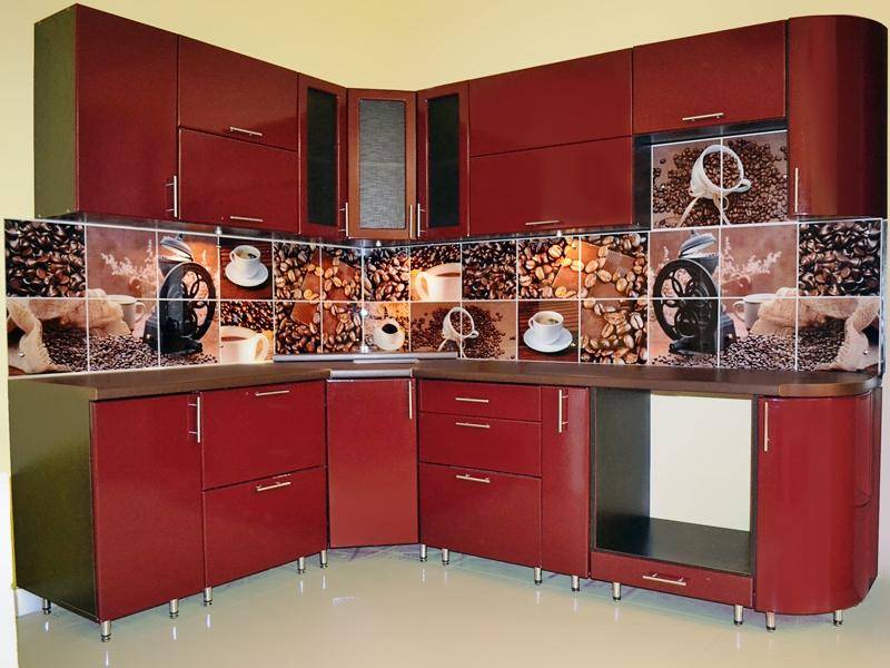 кухонный гарнитур угловой пальмеда в Нижневартовске