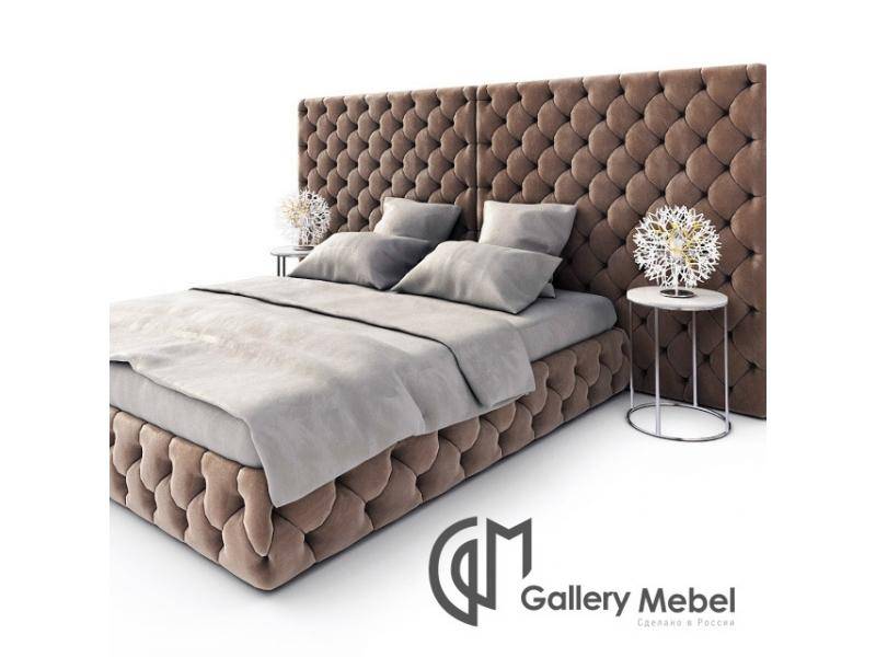 кровать с большим изголовьем letto gm 12 в Нижневартовске
