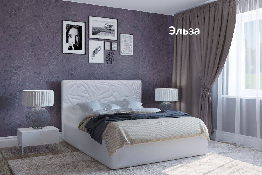 кровать эльза с мягкими кареткам в Нижневартовске