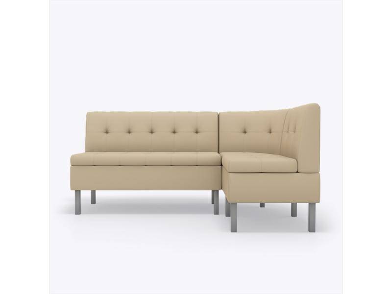 угловой кухонный диван сэм в бежевом цвете в Нижневартовске