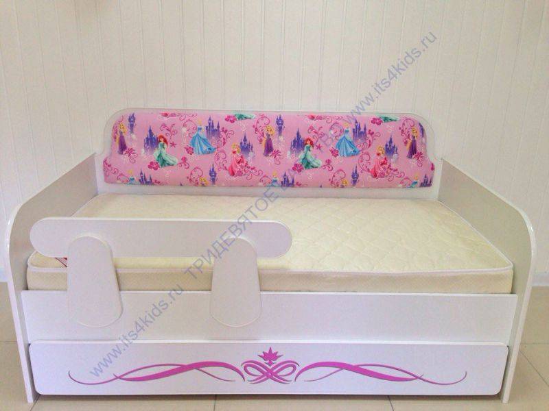 тахта детская с бортиком принцессы для девочек в Нижневартовске