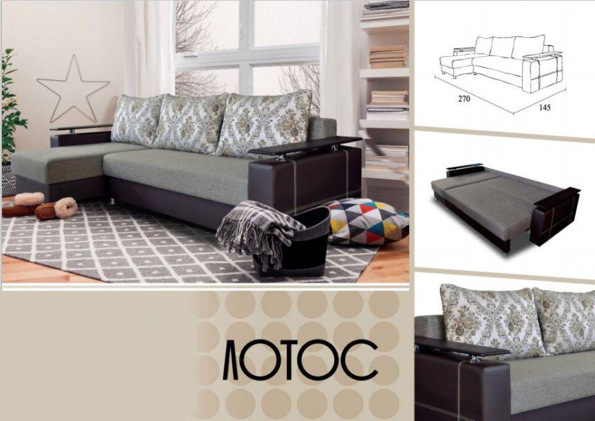 угловой диван лотос в Нижневартовске