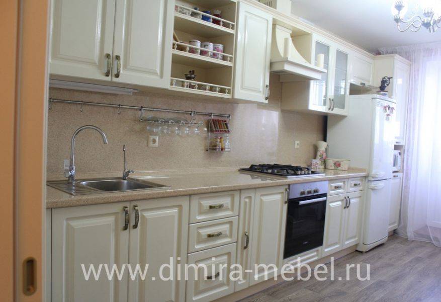 кухня мдф пвх прямая в Нижневартовске