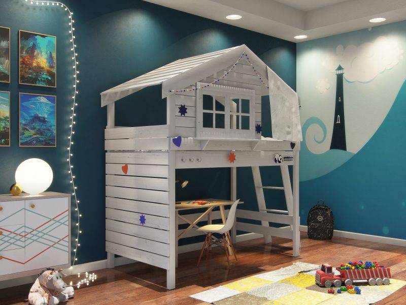 детская кровать-домик с рабочим местом в Нижневартовске
