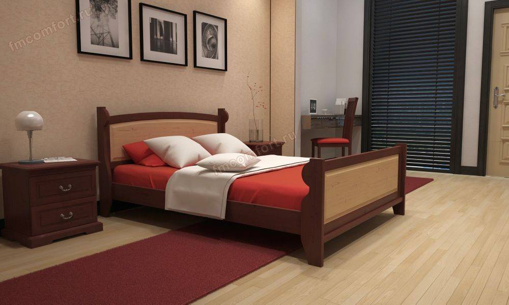 кровать их дерева идиллия 01 в Нижневартовске