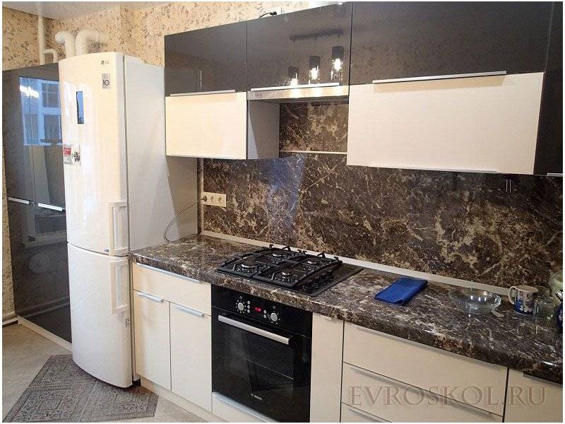 современная прямая кухня в Нижневартовске