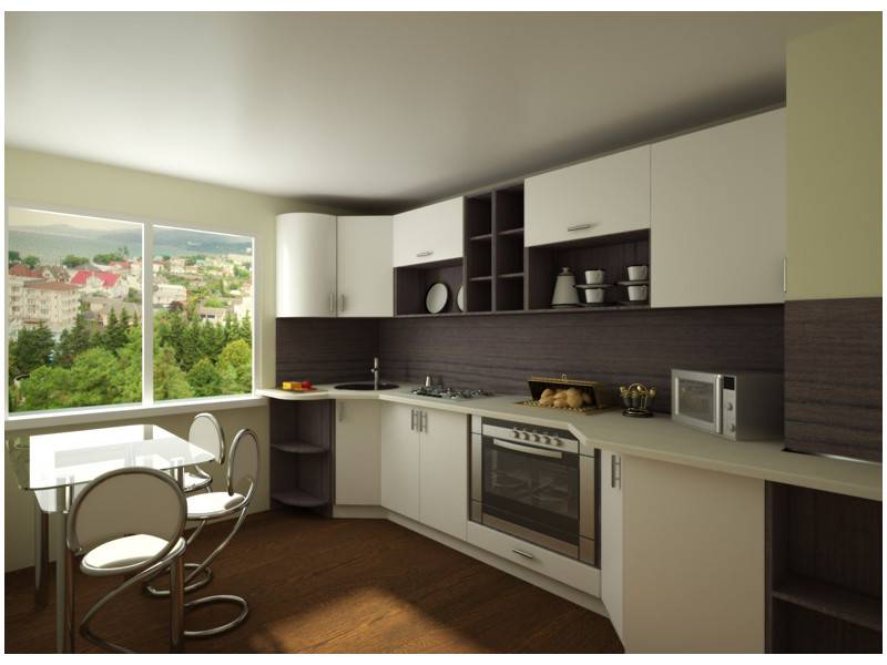 кухня угловая мдф новелла в Нижневартовске