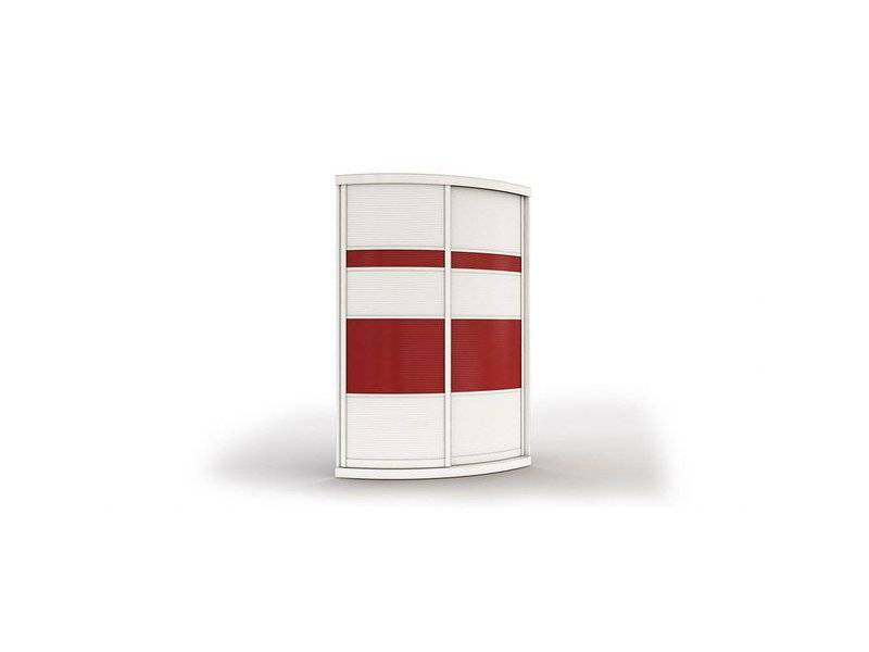 угловой разносторонний радиусный шкаф-купе в Нижневартовске