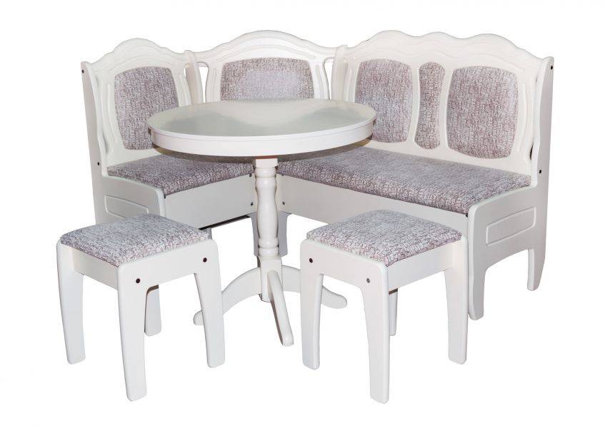 кухонный набор лотос уголок, стол и табуреты в Нижневартовске