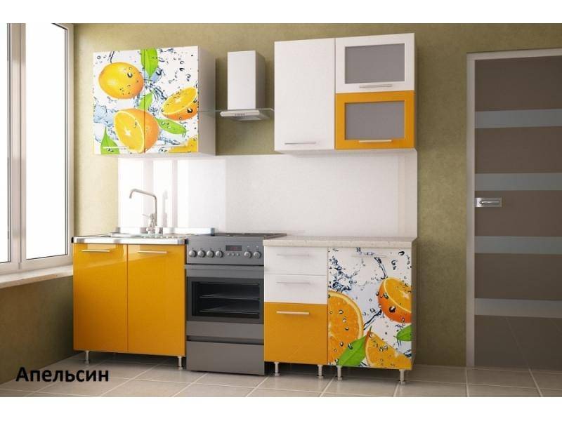 оранжевая кухня апельсин в Нижневартовске