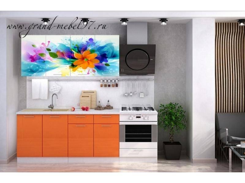 кухня с фотопечатью 036 в Нижневартовске