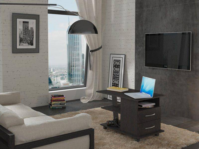 удобный журнальный стол с ящиками в Нижневартовске