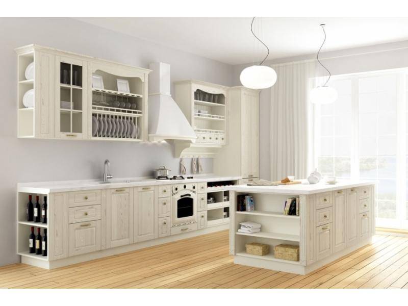 белый кухонный гарнитур адель дуб полуукрывистая эмаль в Нижневартовске