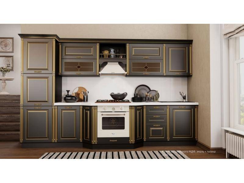 кухня из рамочного мдф эмаль в Нижневартовске