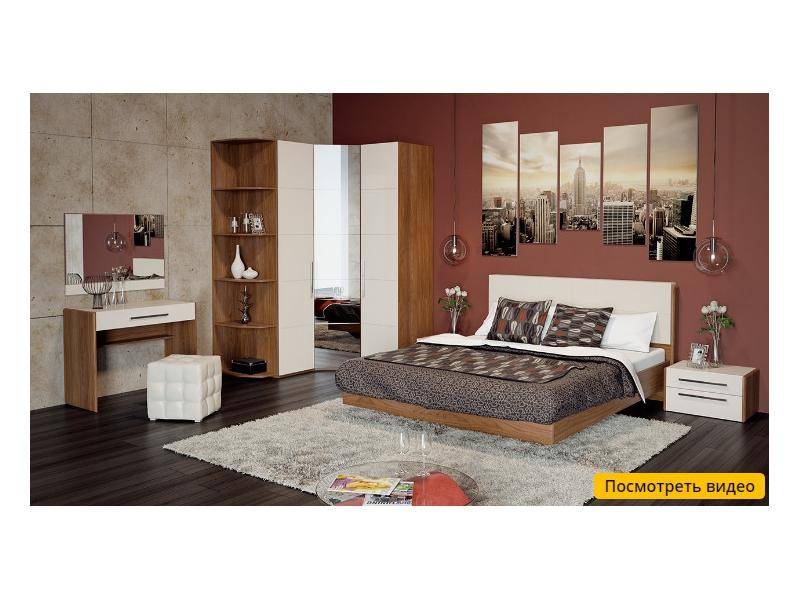 спальня с угловым шкафом вирджиния в Нижневартовске