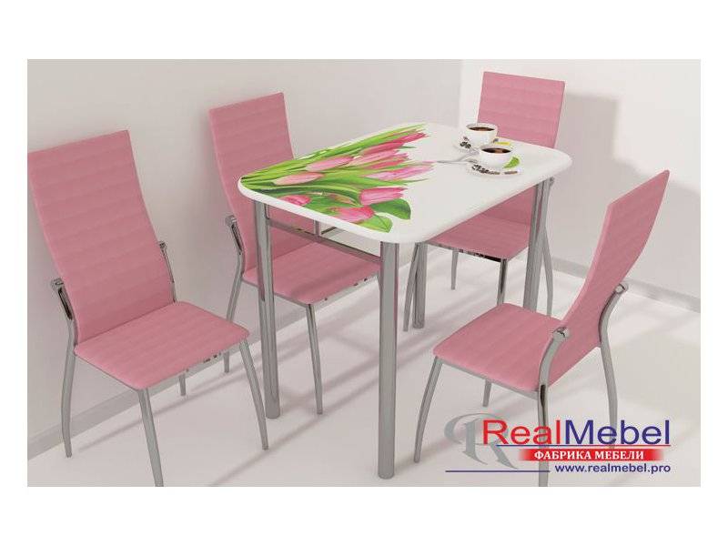 стол тюльпан фотопечать в Нижневартовске