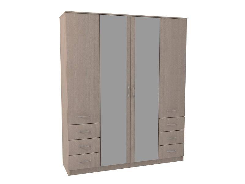 шкаф четырехдверный с зеркалом в Нижневартовске