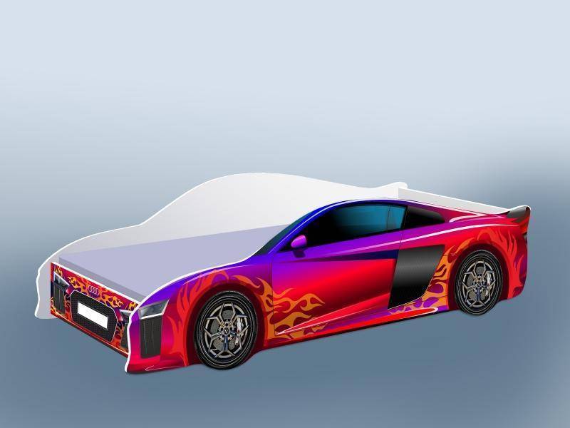 кровать-машина ауди фиолетовая в Нижневартовске