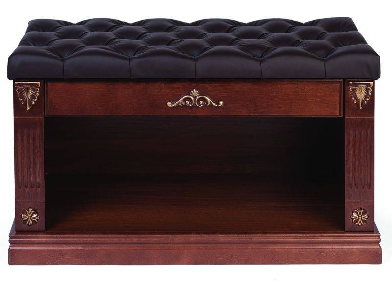 обувница сильвия эко-кожа коричневый/темно-коричневый в Нижневартовске