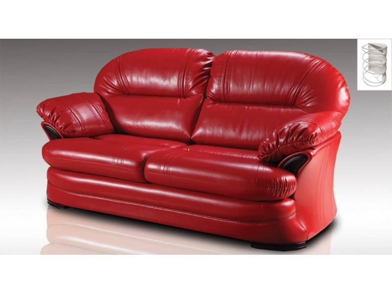 красный кожзам диван ниаполь в Нижневартовске