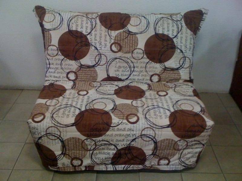 диван прямой аккордеон 120 блэк в Нижневартовске