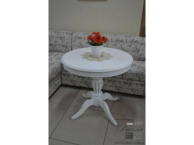 стол белый круглый в Нижневартовске